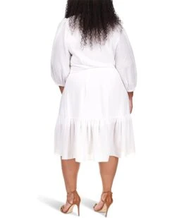 MICHAEL Michael Kors Plus Size Pinstripe Tie Midi Dress | Dresses 7 MICHAEL Michael Kors Plus Size Pinstripe Tie Midi Dress | Dresses -Flex Shoe Store 616UGF4bqL. AC SR736920