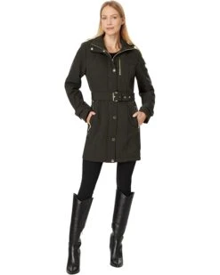 MICHAEL Michael Kors Snap Front Softshell M523225BZ | Coats & Outerwear -Flex Shoe Store 61zjYpP3LHL. AC SR736920