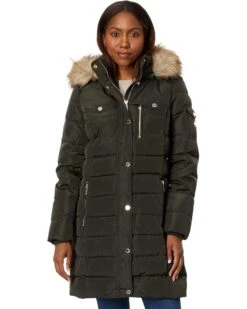 MICHAEL Michael Kors Snap Front Down Puffer M825943CZ | Coats & Outerwear -Flex Shoe Store 710HbNEBMnL. AC SR736920