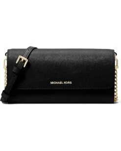 MICHAEL Michael Kors Jet Set Large Wallet On A Chain Crossbody | Handbags