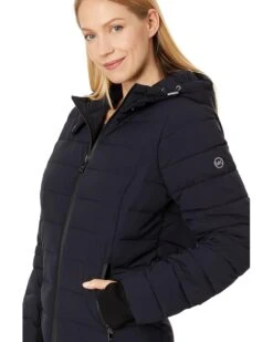 MICHAEL Michael Kors Zip Front Short Stretch M425125BZ | Coats & Outerwear -Flex Shoe Store 719slQvbEL. AC SR736920