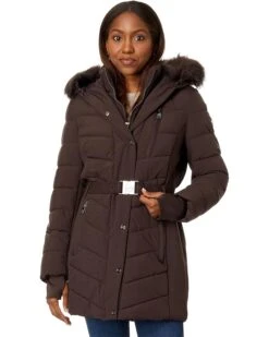 MICHAEL Michael Kors Belted Active Puffer A421168C | Coats & Outerwear