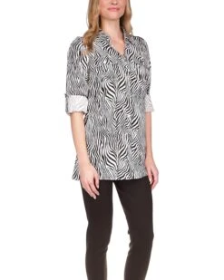 MICHAEL Michael Kors Graphic Zebra Tunic | Shirts & Tops