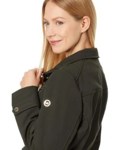 MICHAEL Michael Kors Snap Front Softshell M523225BZ | Coats & Outerwear -Flex Shoe Store 71rI0g1DK3L. AC SR736920